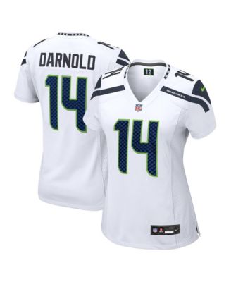 Women's Sam Darnold White Seattle Seahawks Game Jersey