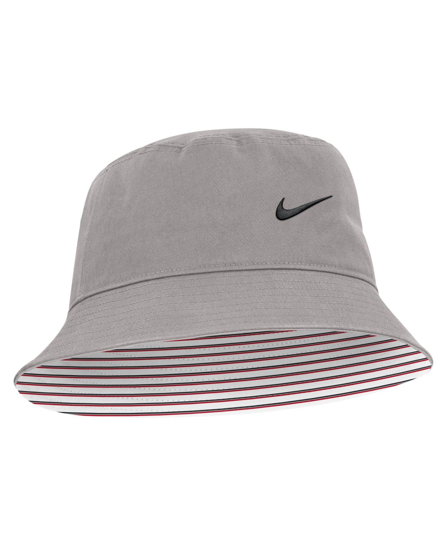 Панама Nike Gray Georgia Bulldogs Primetime Apex Bucket Hat — фото 2