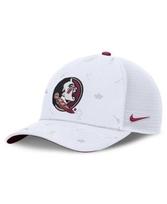 Men's and Women's White Florida State Seminoles Country Club Golfin' Rise Trucker Adjustable Hat