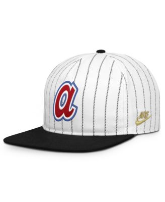 Men's White/Black Atlanta Braves Cooperstown Collection Pro Adjustable Hat