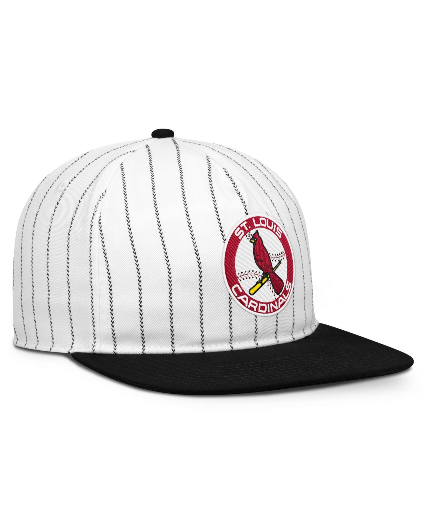 Men's White/Black St. Louis Cardinals Cooperstown Collection Pro Adjustable Hat