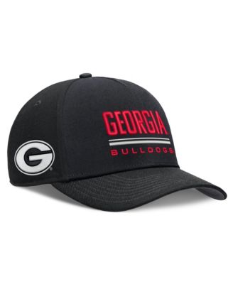 Men's Black Georgia Bulldogs 2026 Sideline Dri-FIT Rise Adjustable Hat