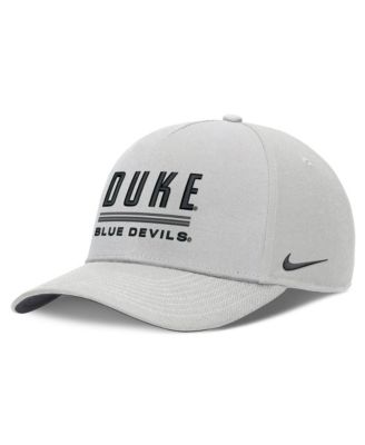 Men's Gray Duke Blue Devils 2026 Sideline Dri-FIT Rise Adjustable Hat