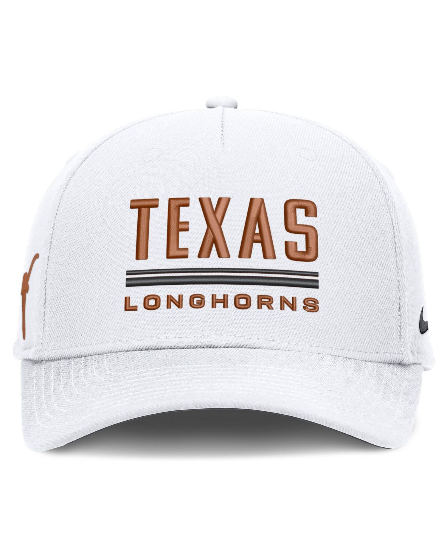 Men's White Texas Longhorns 2026 Sideline Dri-FIT Rise Adjustable Hat