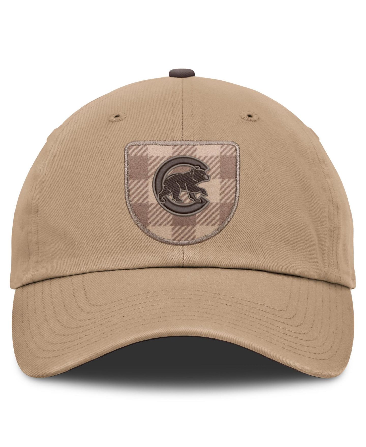 Мужская кепка Nike Light Brown Chicago Cubs Statement Club Adjustable Hat — фото 2