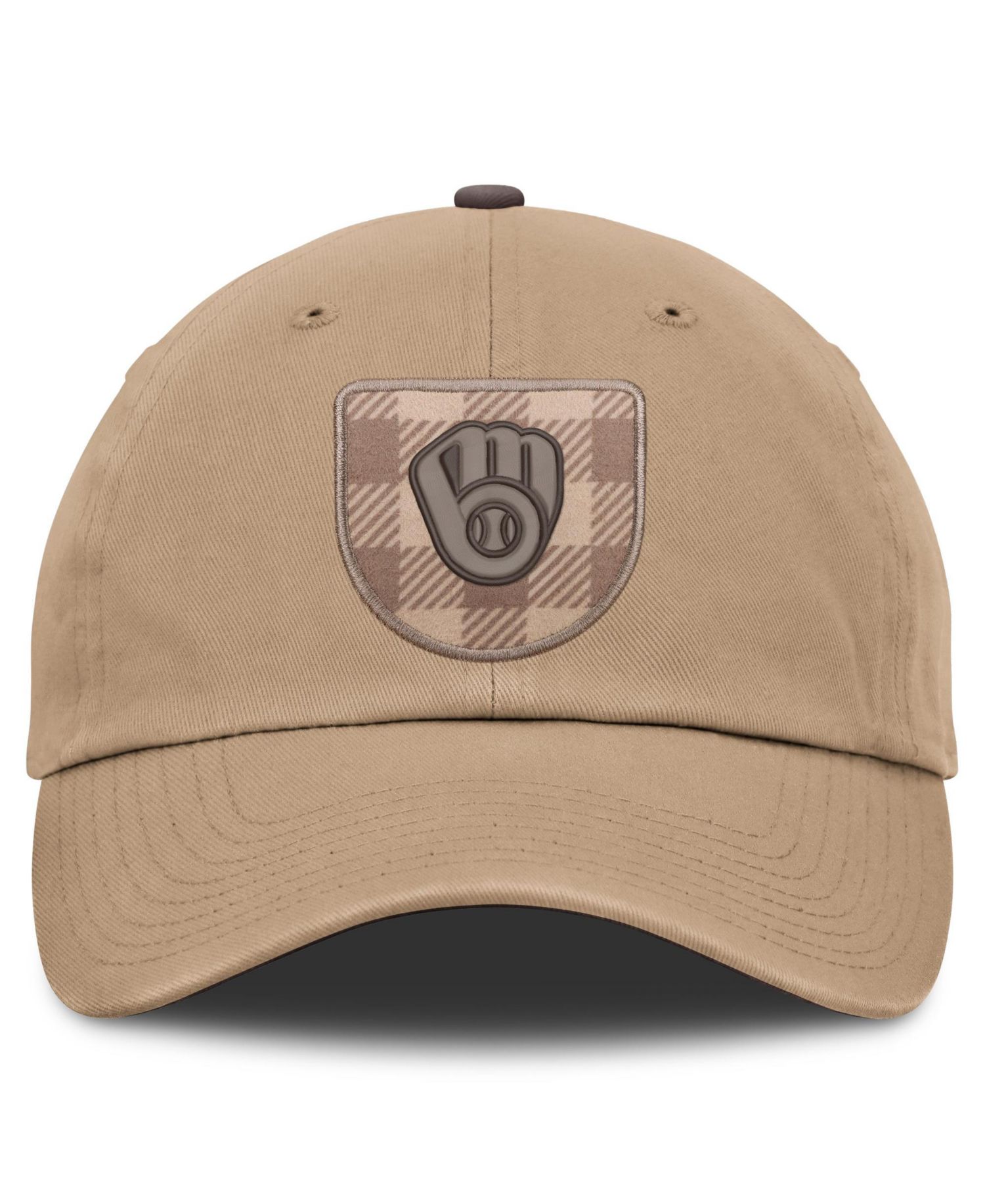 Men's Light Brown Milwaukee Brewers Statement Club Adjustable Hat