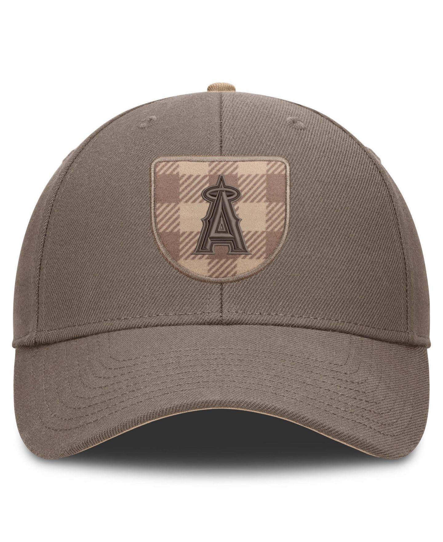 Мужская кепка Nike Brown Los Angeles Angels Statement Rise Adjustable Hat — фото 2