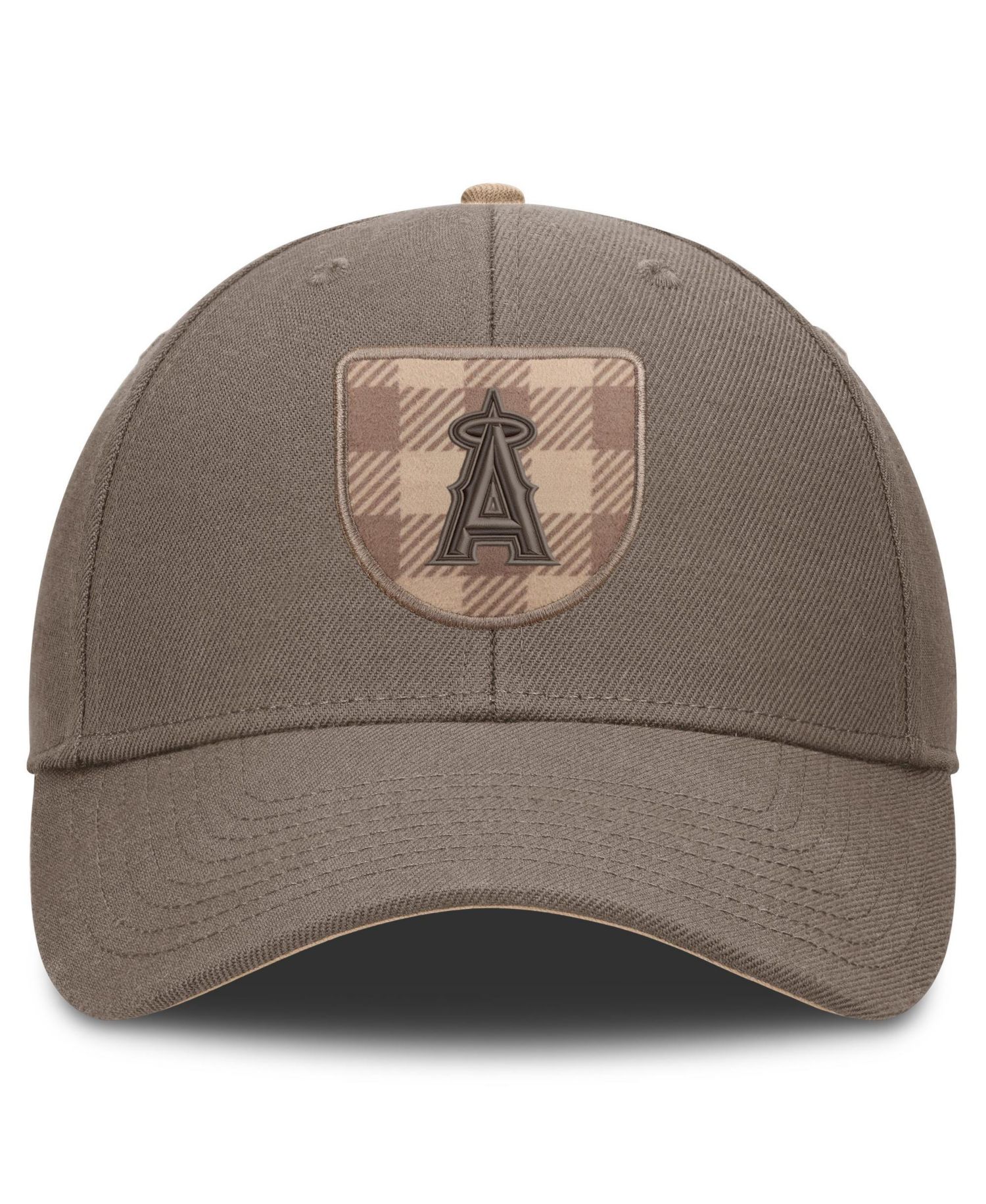 Men's Brown Los Angeles Angels Statement Rise Adjustable Hat