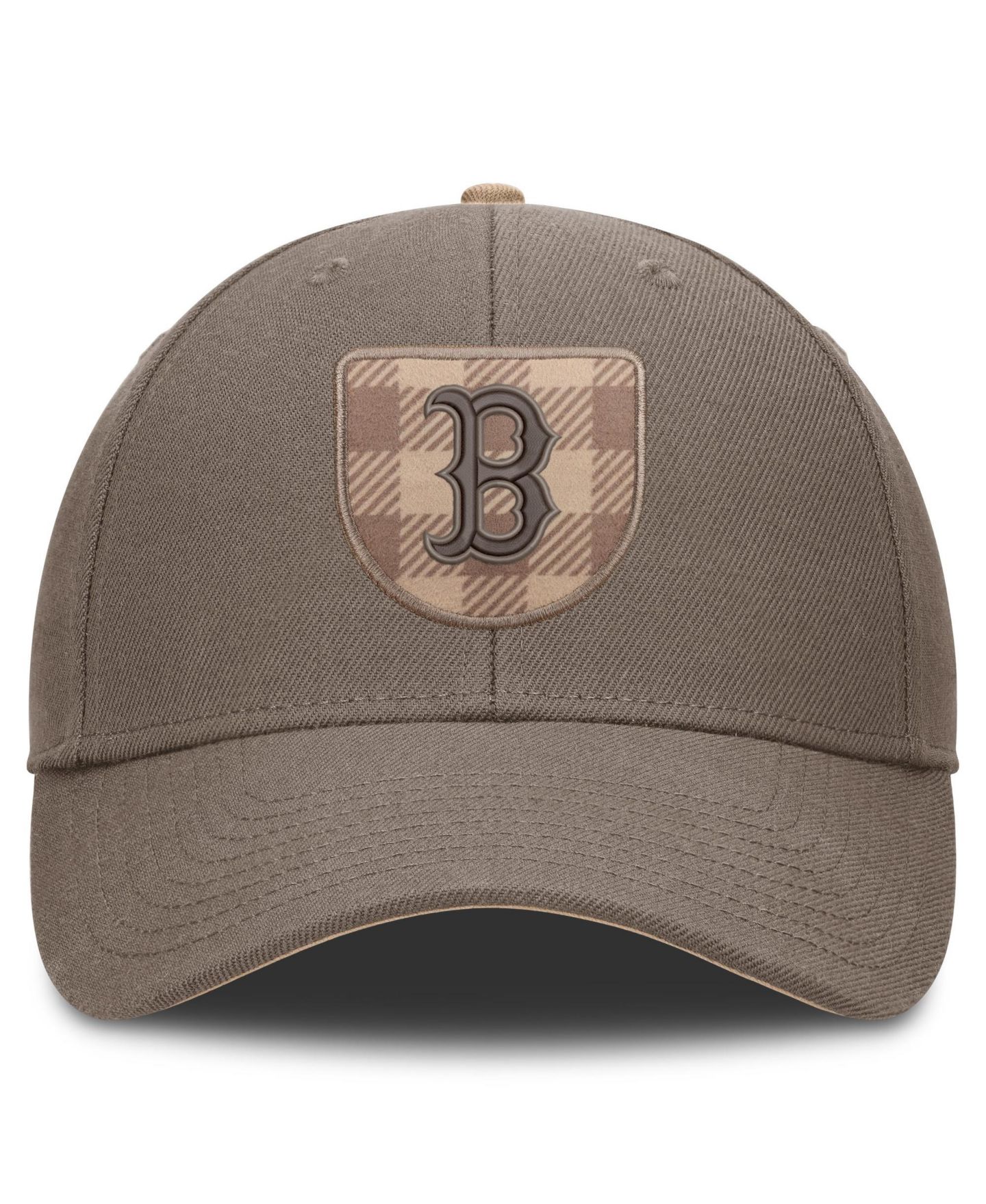 Мужская кепка Nike Brown Boston Red Sox Statement Rise Adjustable Hat — фото 2