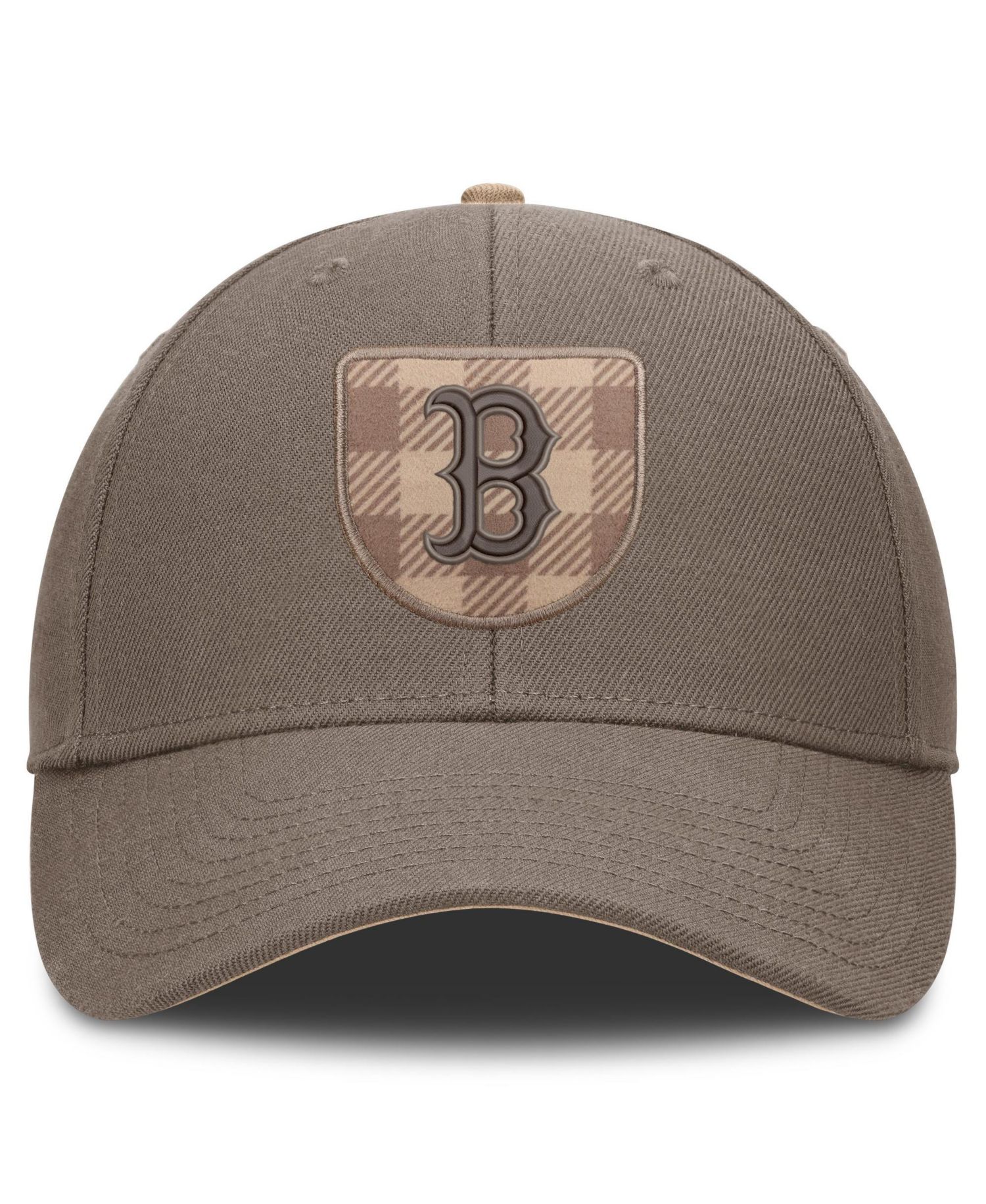 Men's Brown Boston Red Sox Statement Rise Adjustable Hat
