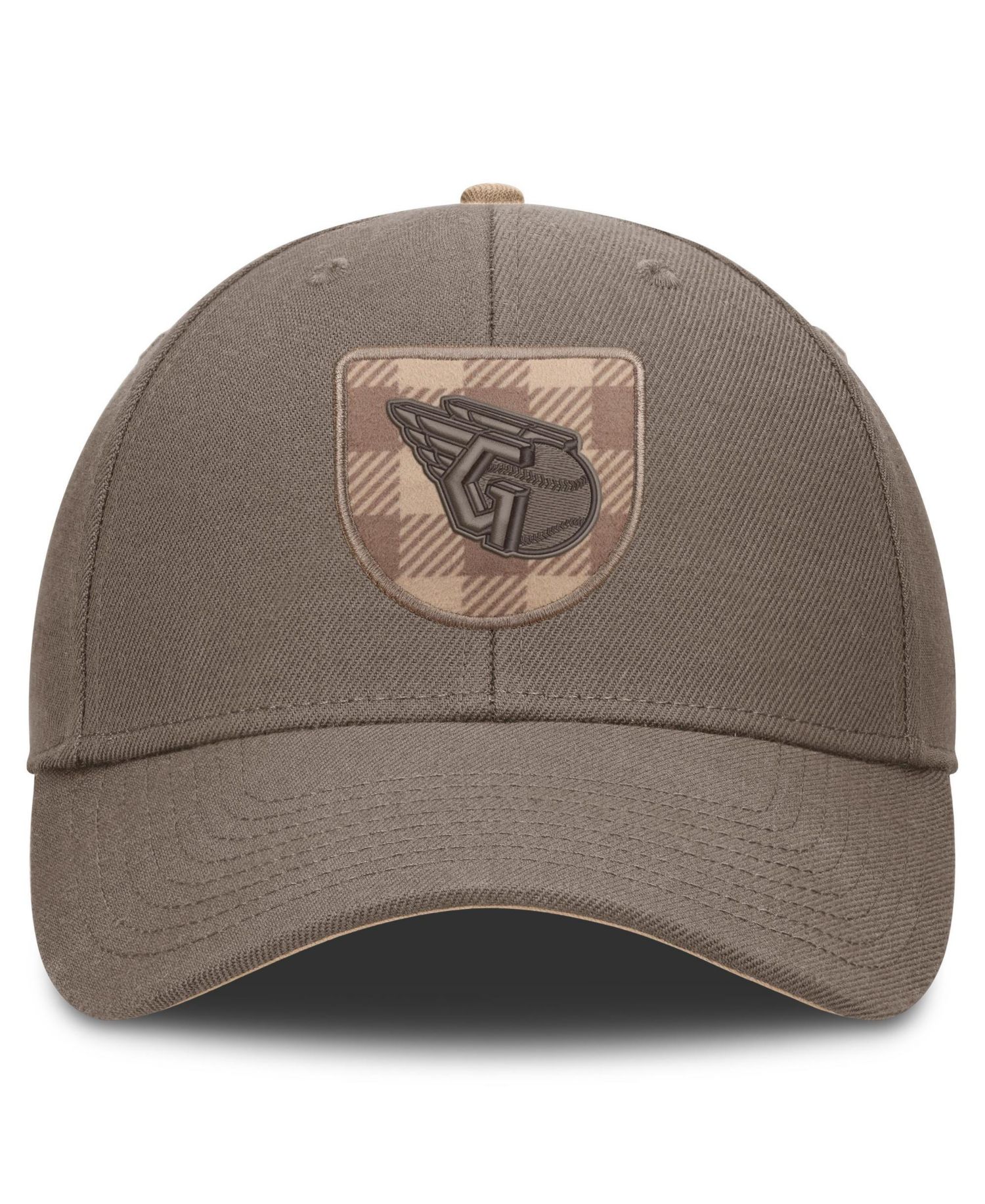 Men's Brown Cleveland Guardians Statement Rise Adjustable Hat