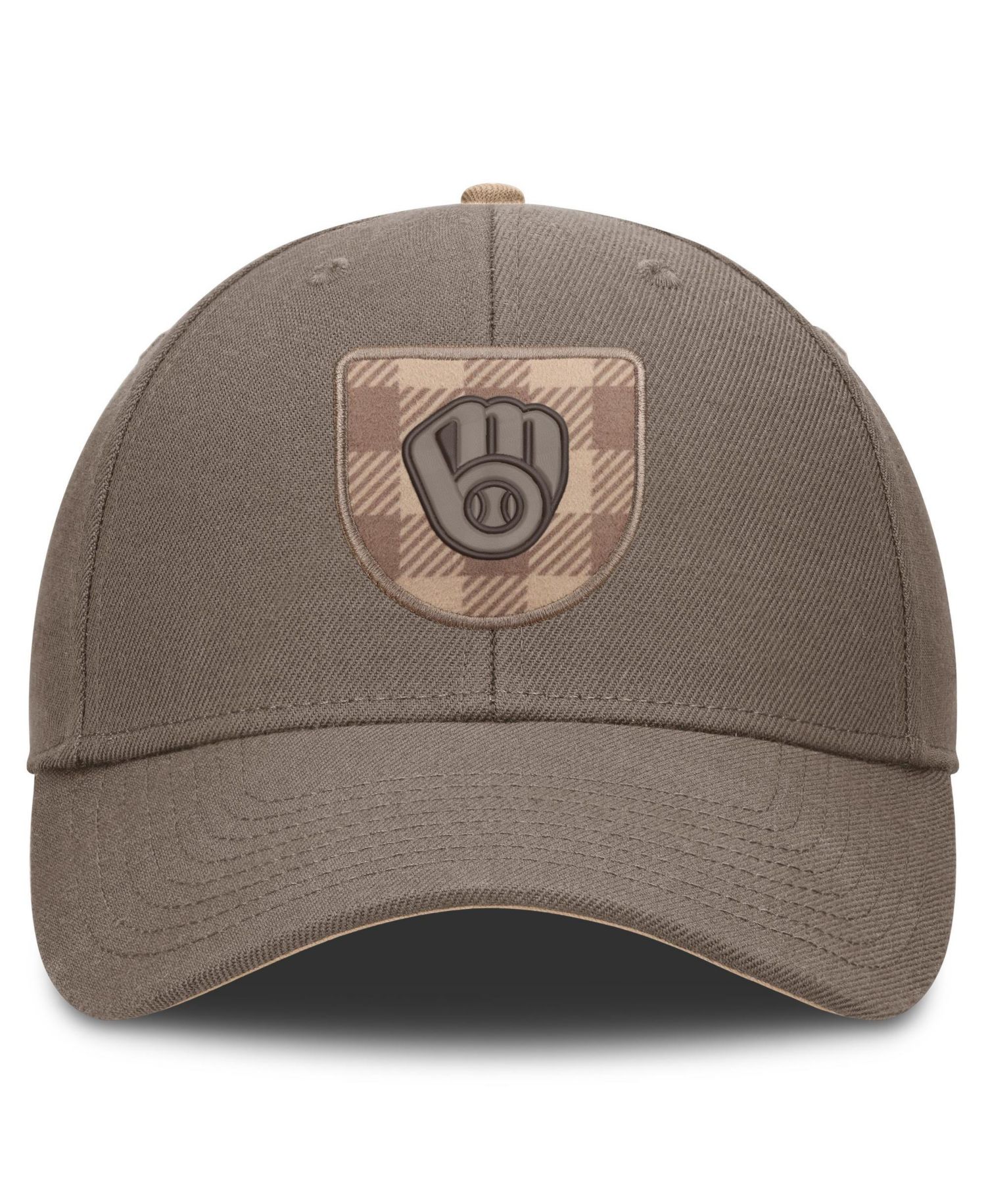 Men's Brown Milwaukee Brewers Statement Rise Adjustable Hat