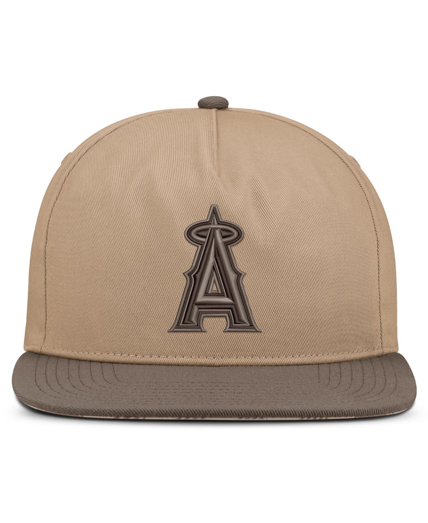 Men's Light Brown Los Angeles Angels Statement Adjustable Hat