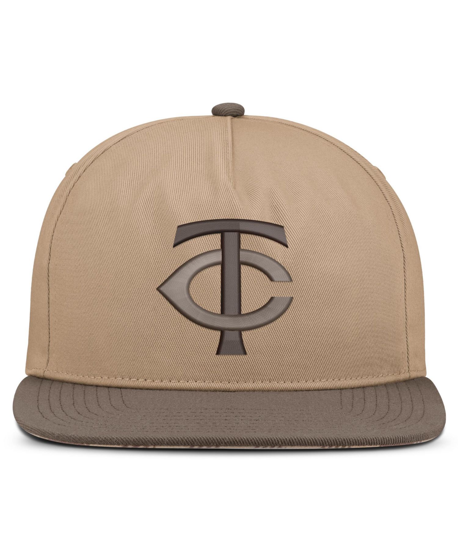 Men's Light Brown Minnesota Twins Statement Adjustable Hat