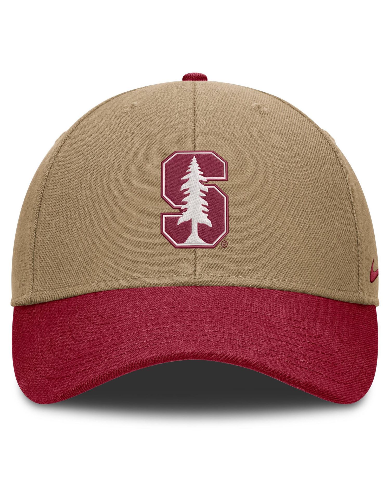 Men's and Women's Beige/Cardinal Stanford Cardinal Primetime Rise Dri-FIT Adjustable Hat
