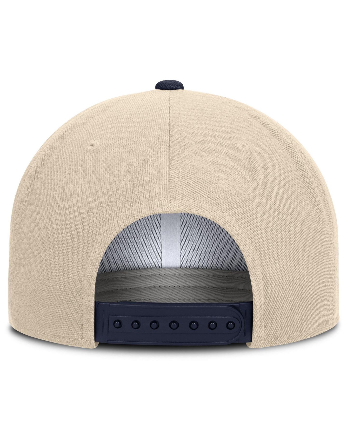 Кепка Nike Natural/Navy West Virginia Mountaineers Campus Prep snapback Hat — фото 4