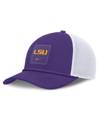 Men's and Women's Purple LSU Tigers 2026 On-Field Gameday Rope Trucker Adjustable Hat