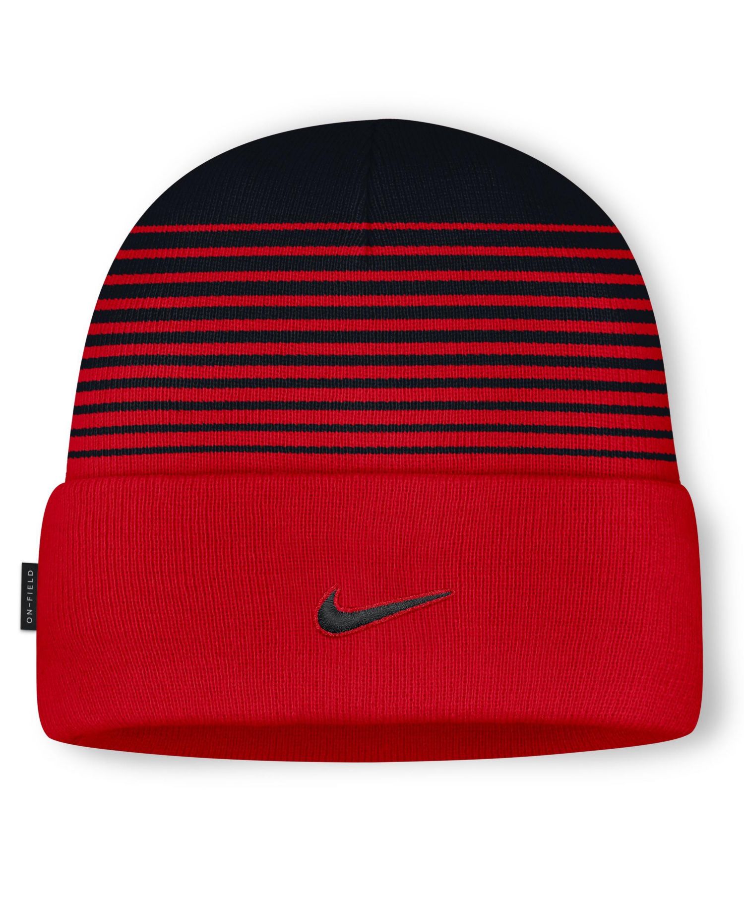 Men's and Women's Red/Black Georgia Bulldogs On-Field Utility Knit Hat