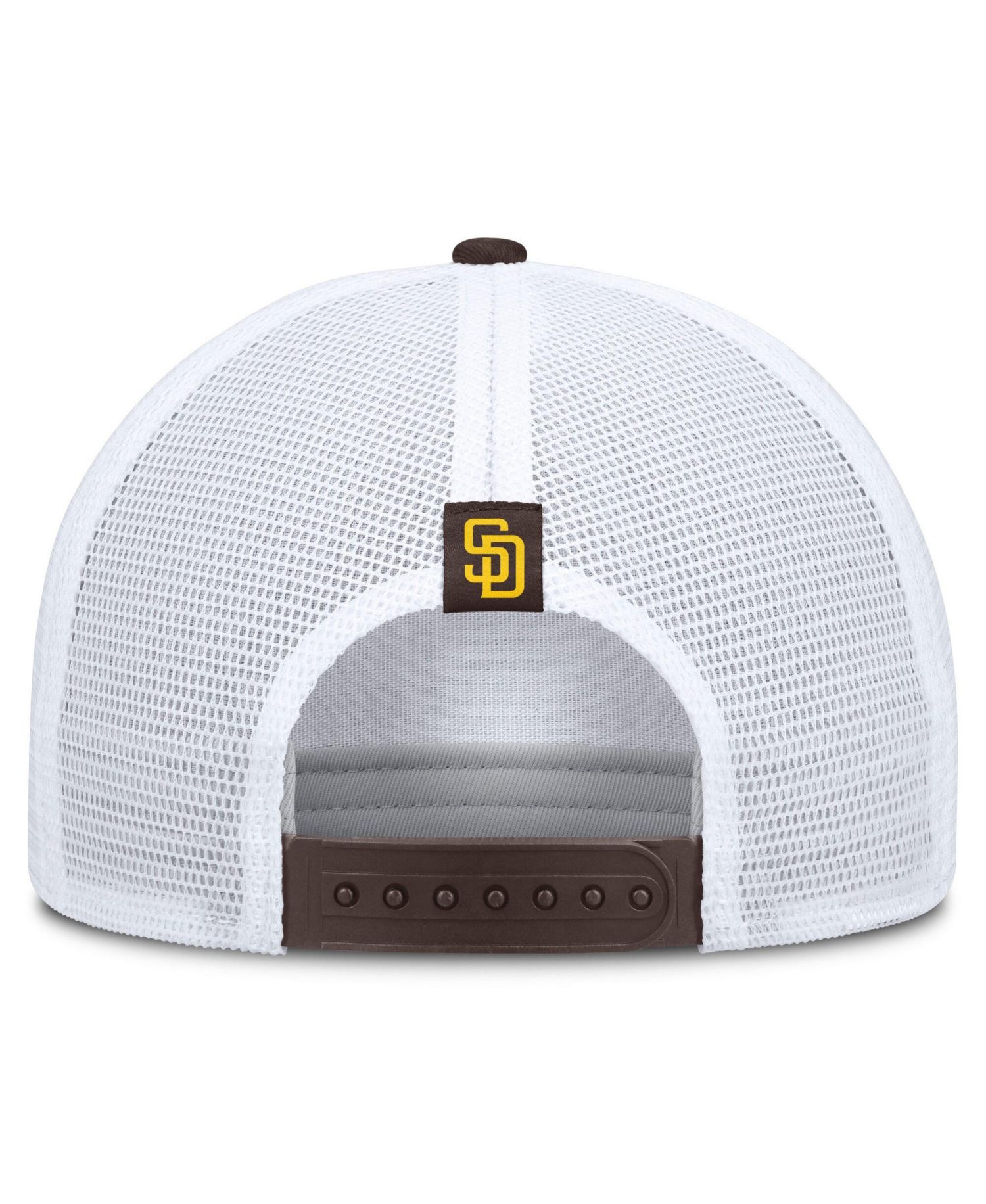 Men's Khaki/Brown San Diego Padres Rise A-Frame Trucker Adjustable Hat