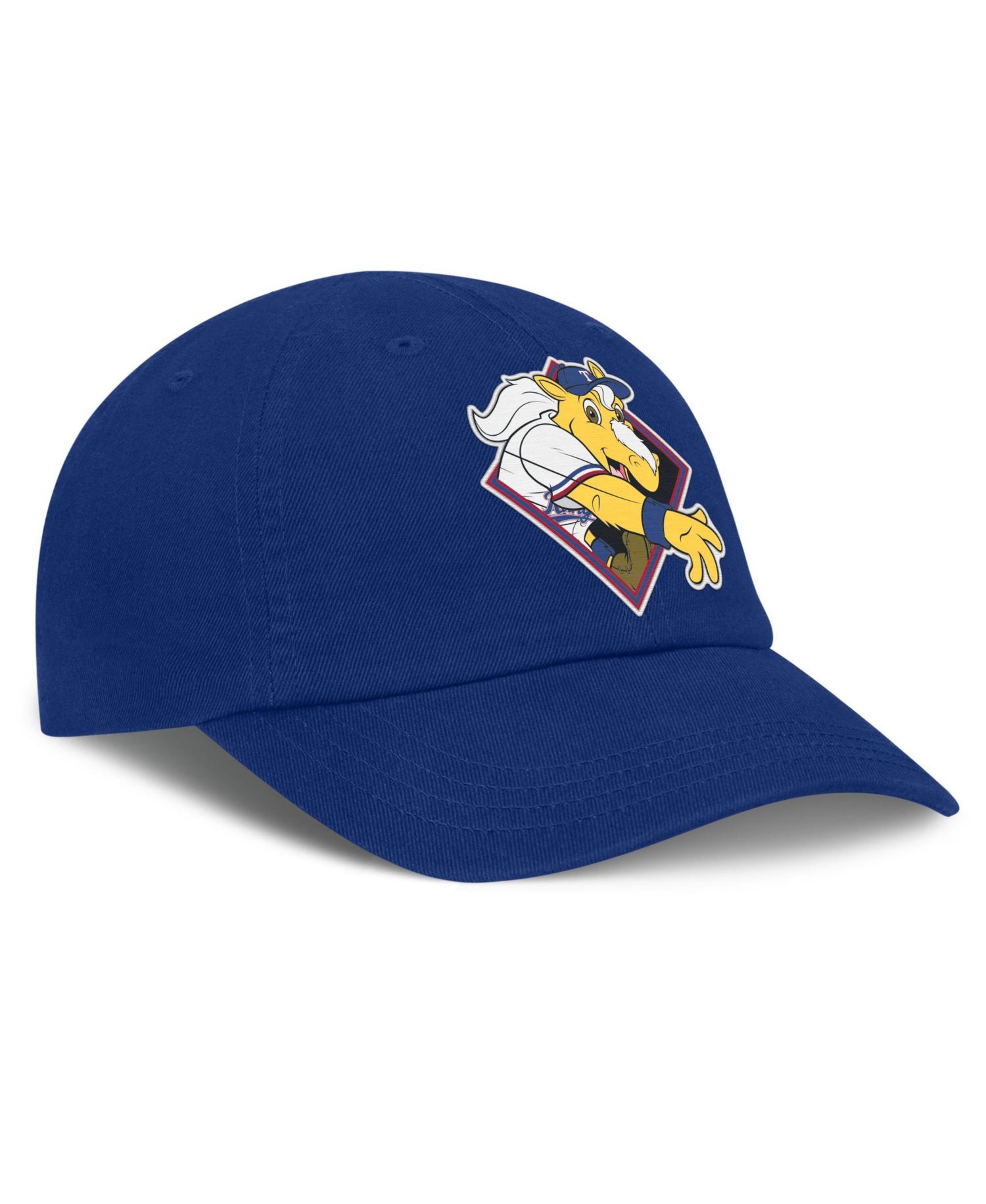 Baby Boys and Girls Royal Texas Rangers Mascot Club Flex Hat