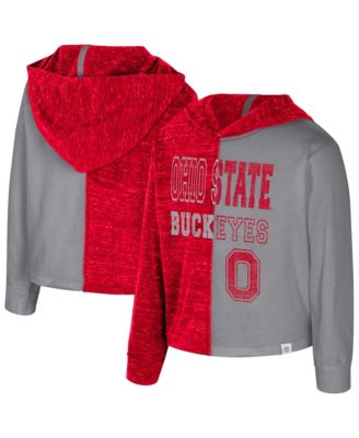 Toddler Scarlet Ohio State Buckeyes Gals Knit Hoodie