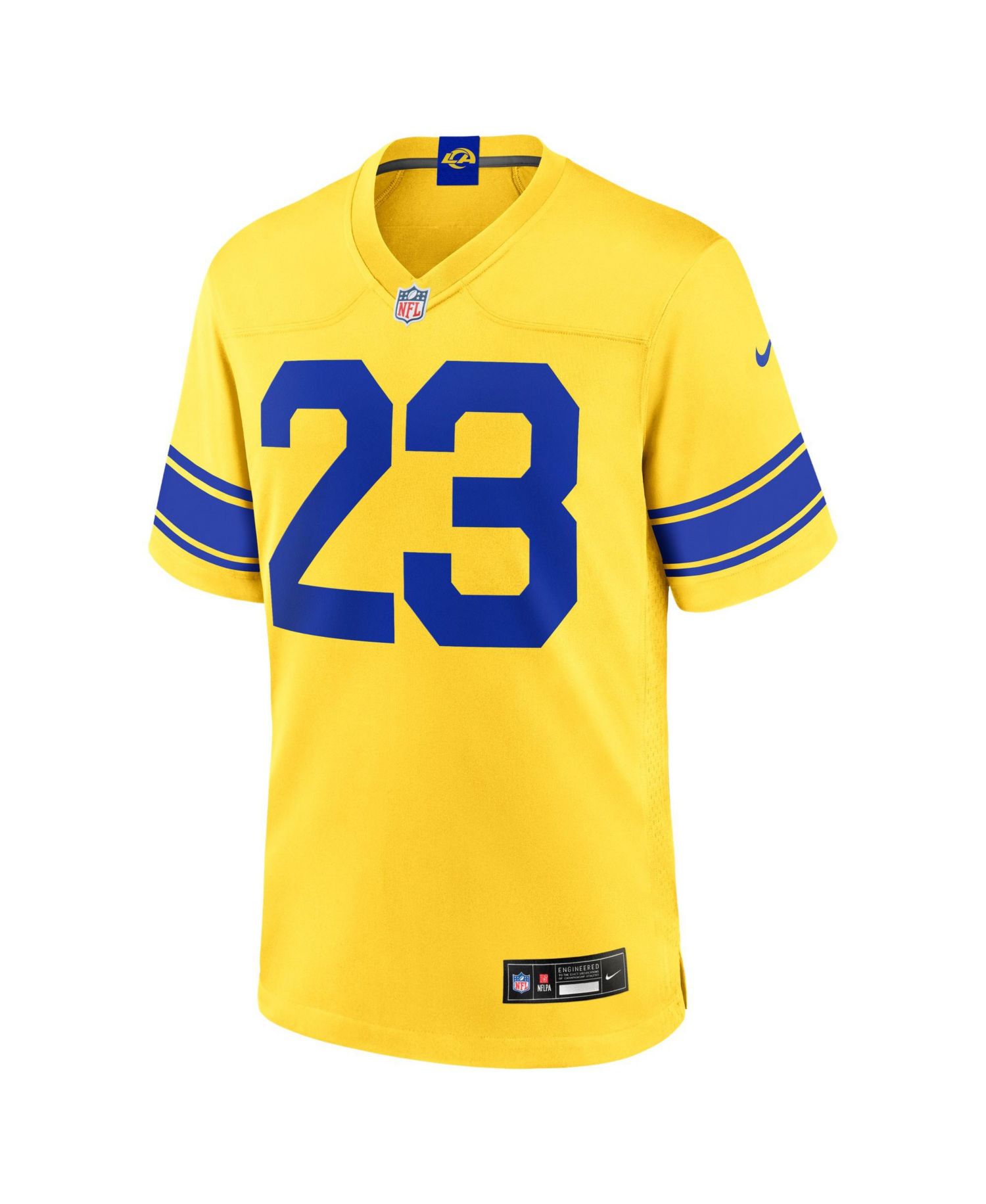 Men's Kyren Williams Los Angeles Rams Classic Sol Game Jersey