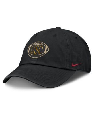Men's and Women's Black USC Trojans Campus Prep Football Club Adjustable Hat