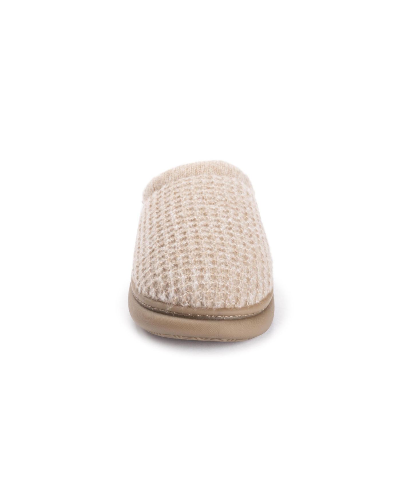 Женские сабо MUK LUKS Zuri Clog Waffle Knit Slippers, цвет: Песчаниковый — фото 5