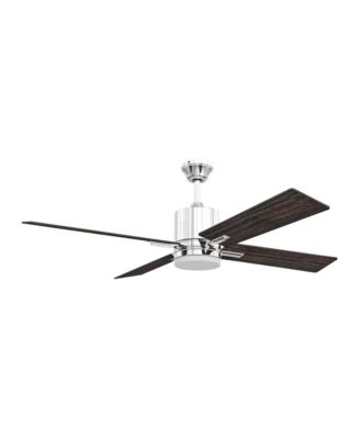 52" Teana Chrome LED Ceiling Fan with Wall Control