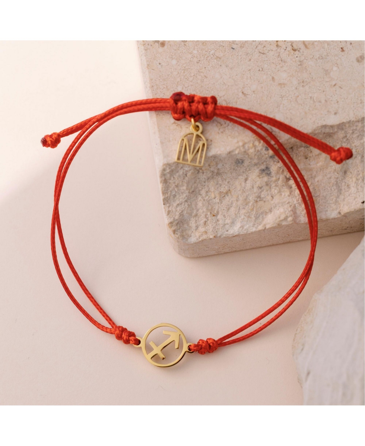 Mantra Zodiac Thread Bracelet - Sagittarius
