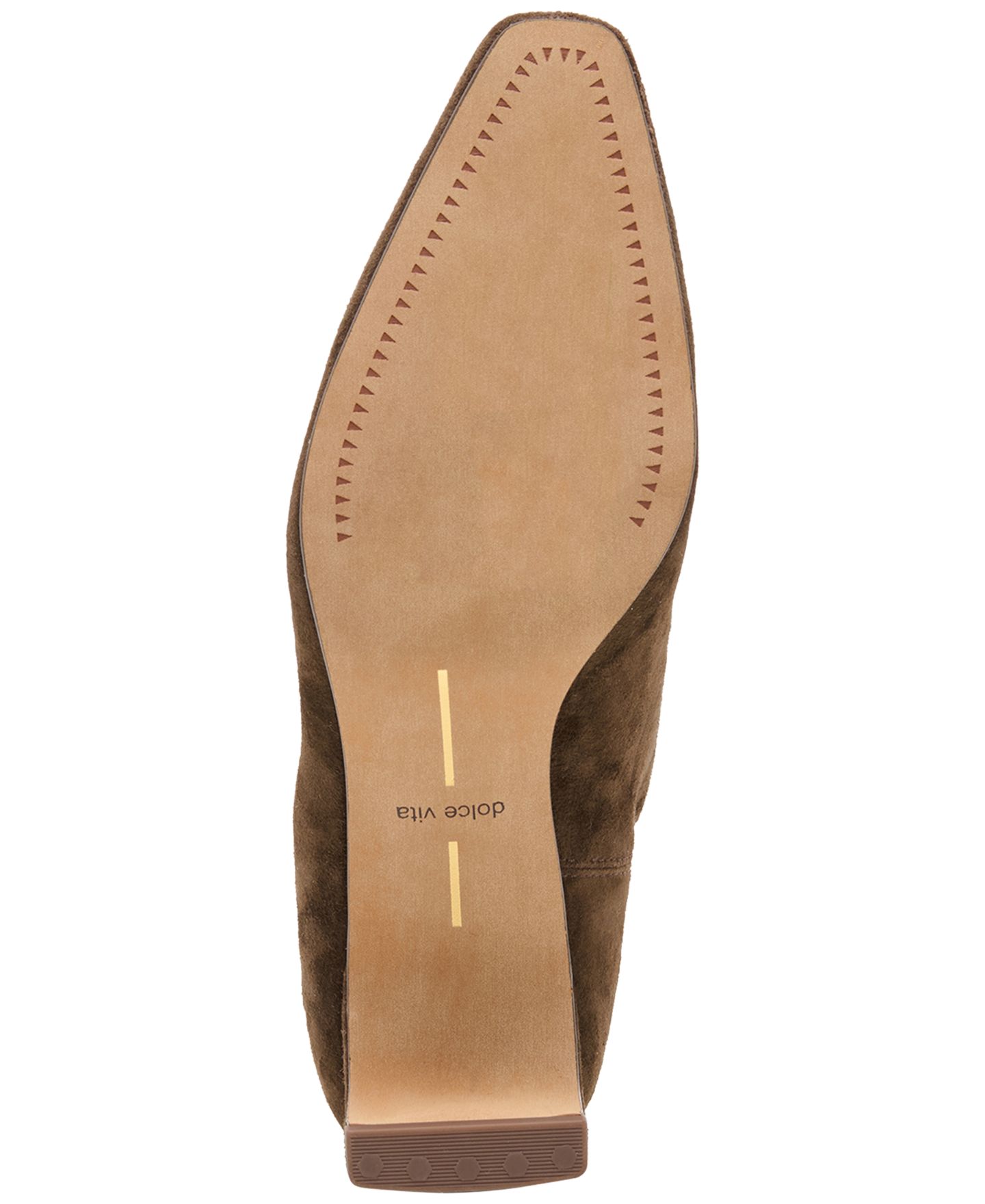 Женские ботинки Dolce Vita Bennet Blade Heel Dress Booties, цвет: Тёмно-коричневый замшевый — фото 5