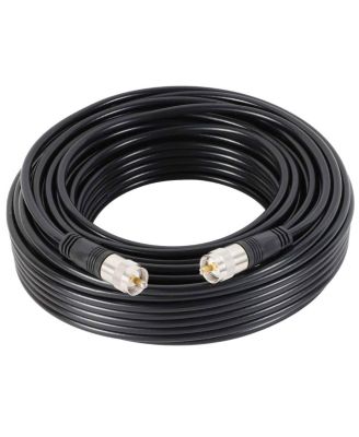 RG8X 50 Ohm Tin-Plated Copper UHF PL259 Connectors Coaxial Cable