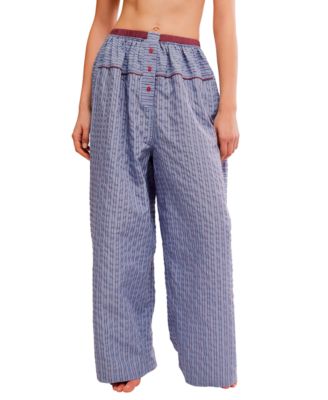 Women's Cross My Heart Lounge Seersucker Pants