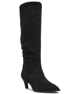 Women's Heksly Wide-Calf Slouchy Heeled Tall Dress Boots