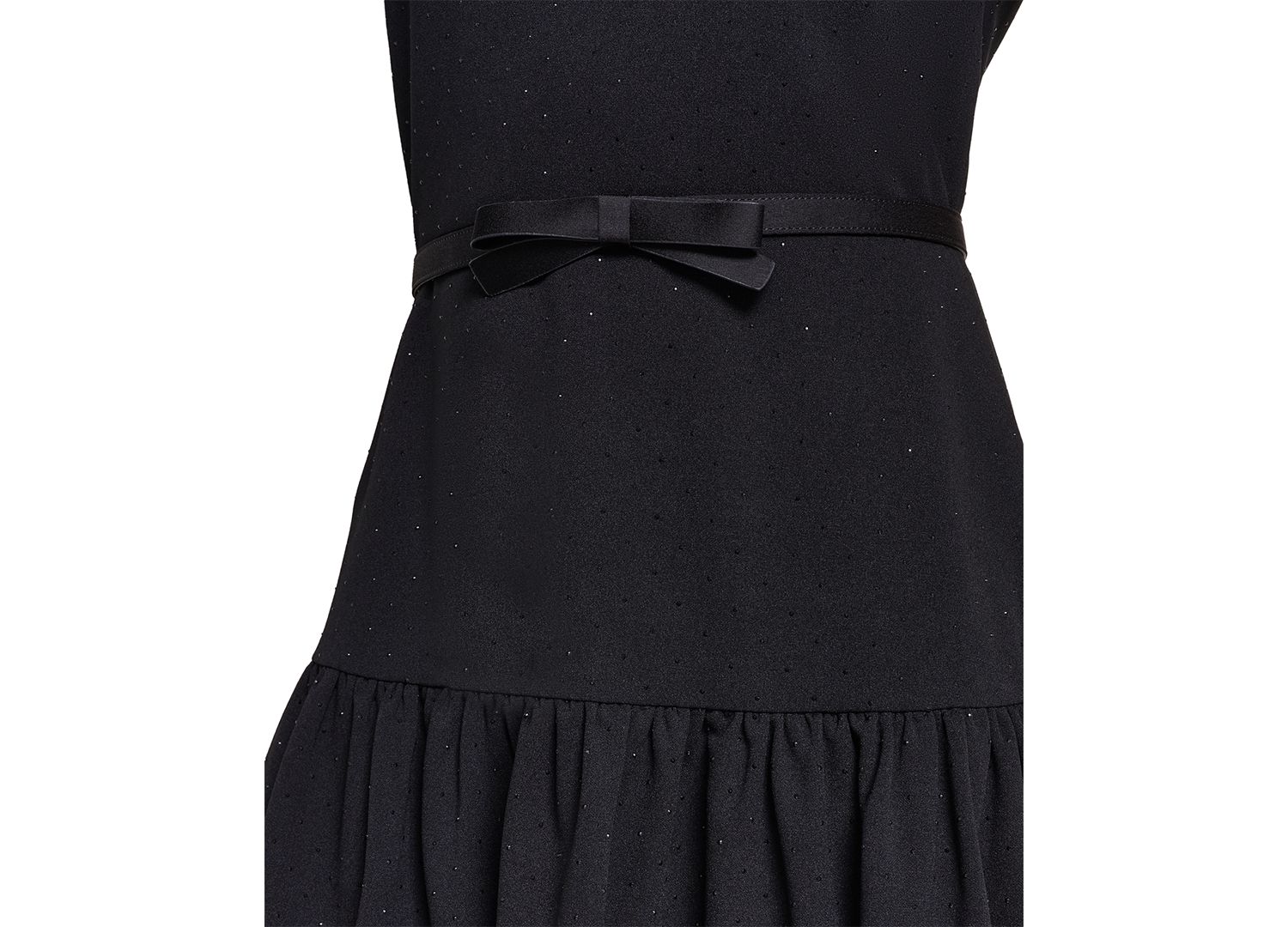 Women's Crepe A-Line Drop-Waist Dress