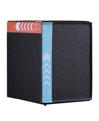 16/14/12 Inch 3 in 1 Plyometric Jump Box Fitness Exercise Plyo Box Cotton