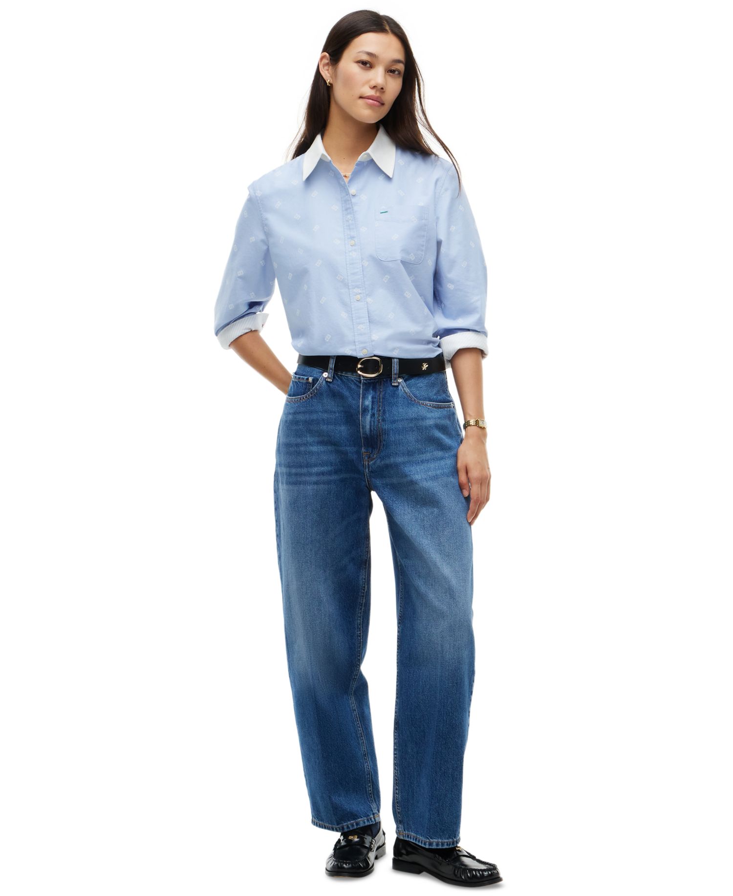 Women's American Icons Critter Long-Sleeve Oxford Shirt