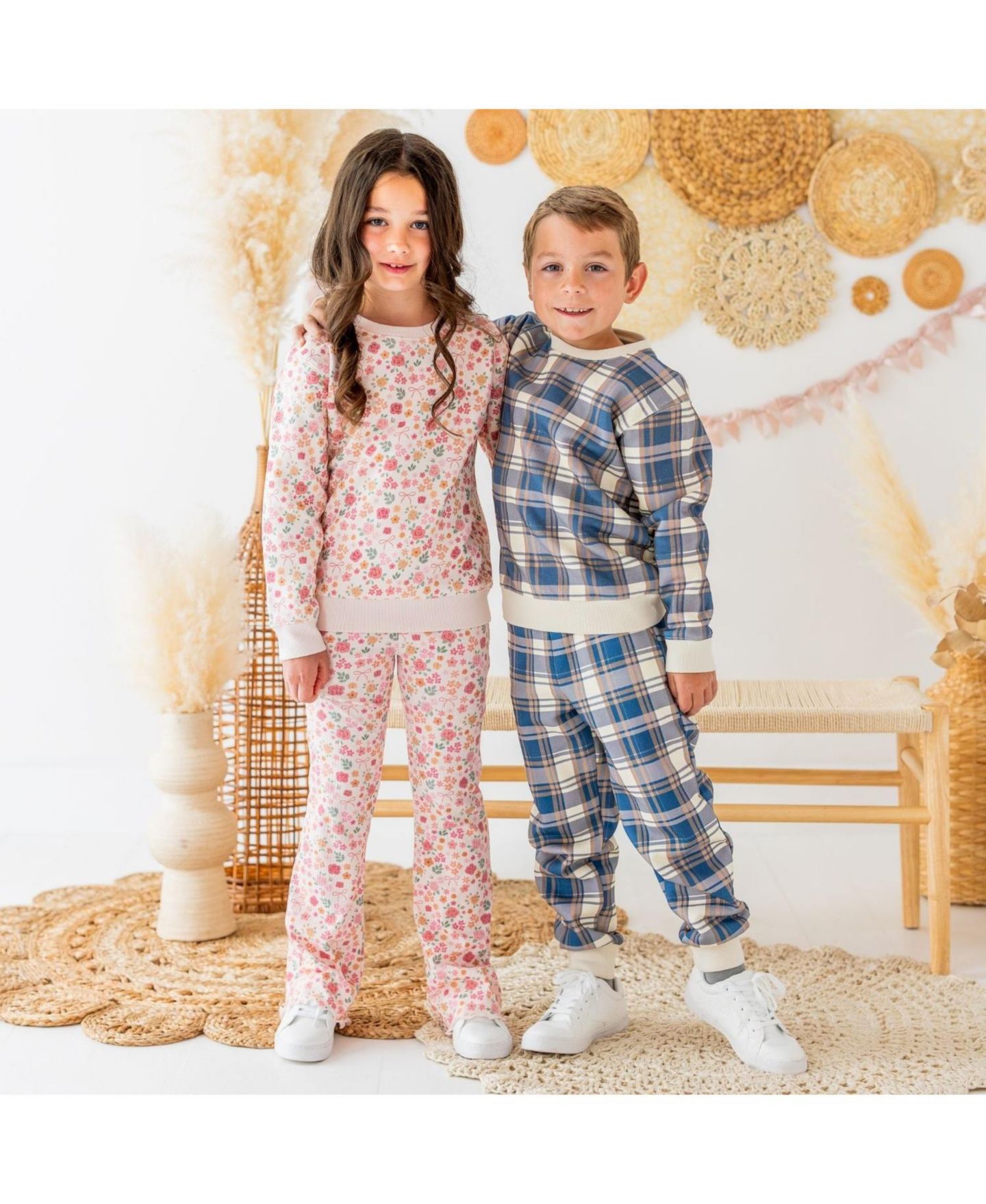 Брюки Sweet Wink Plaid Jogger для мальчиков, цвет: Разноцветный — фото 4