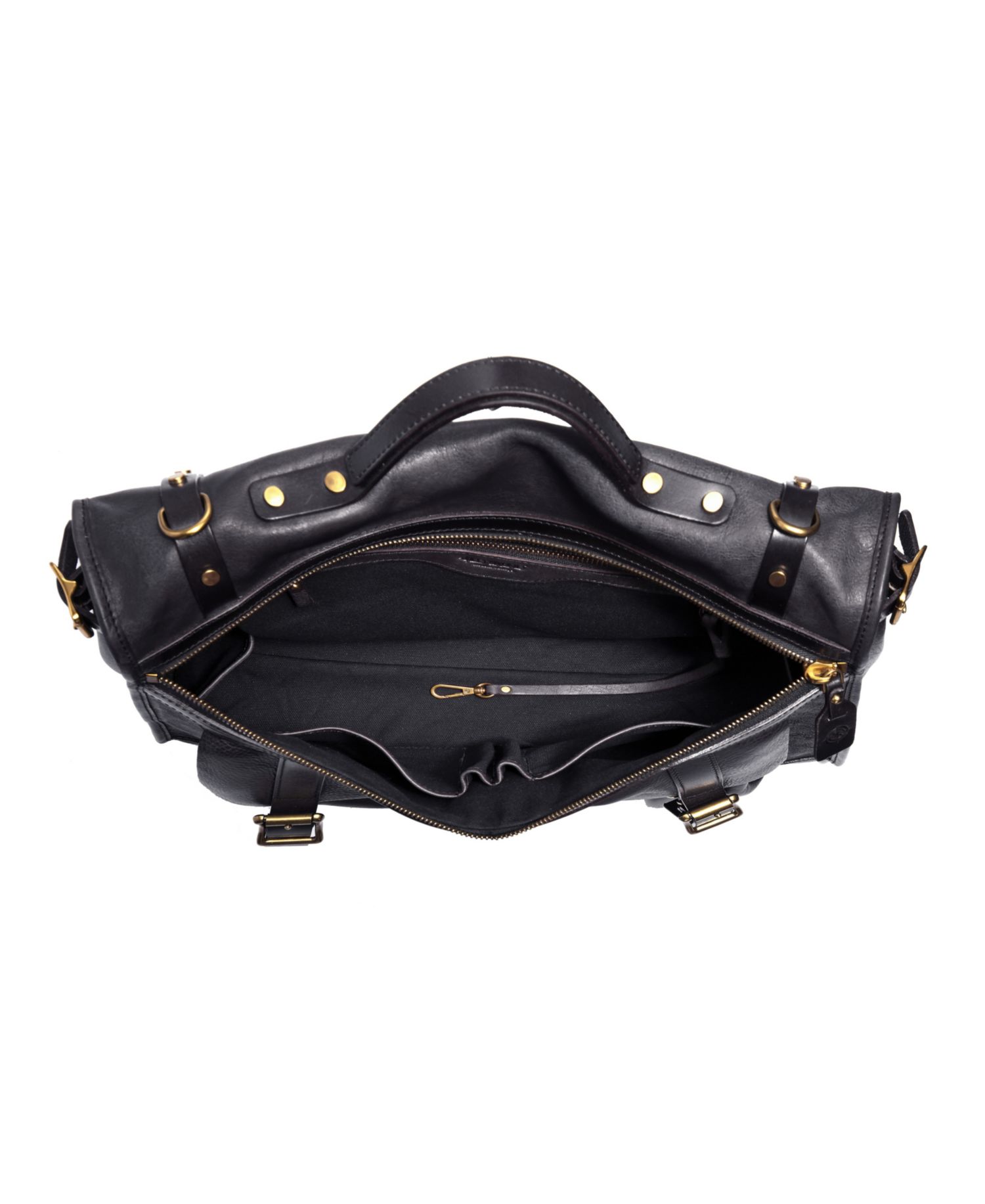 Stone Cove Leather Briefcase