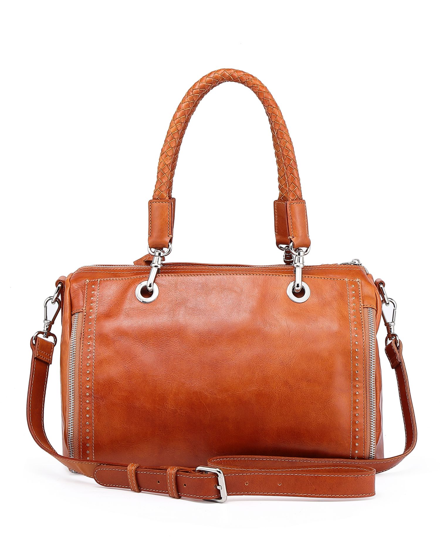 Lily Small Leather Satchel Bag