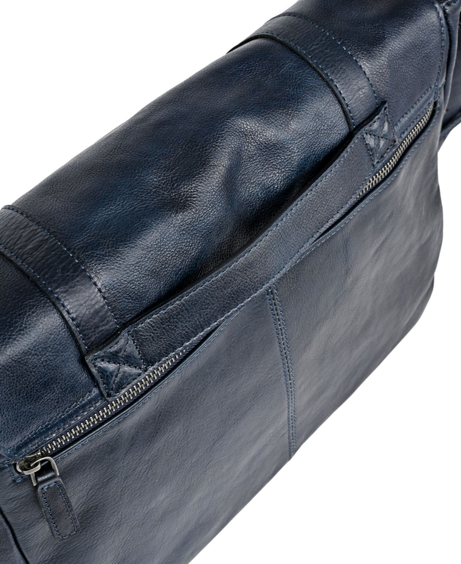 Moonlight Leather Messenger Bag
