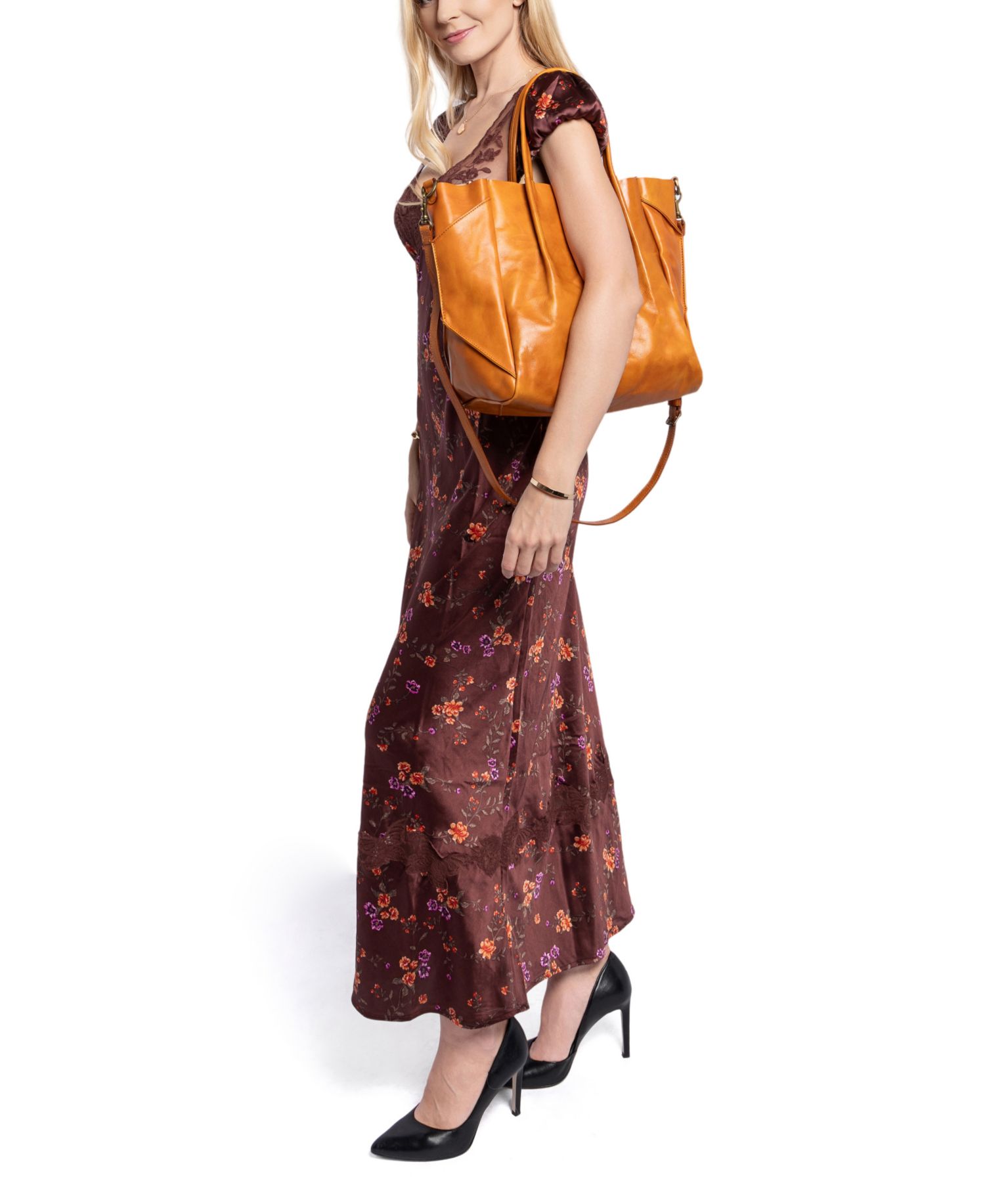 Sprout Land Extra-Large Leather Tote Bag