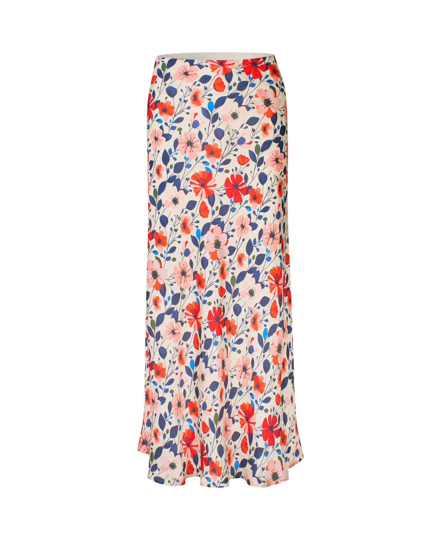 Женская юбка Masai Copenhagen High-Waist Floral Midi, цвет: Poinsettia — фото 6