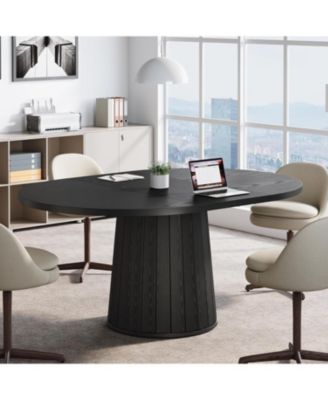 55.11" Oval Conference Table for 6