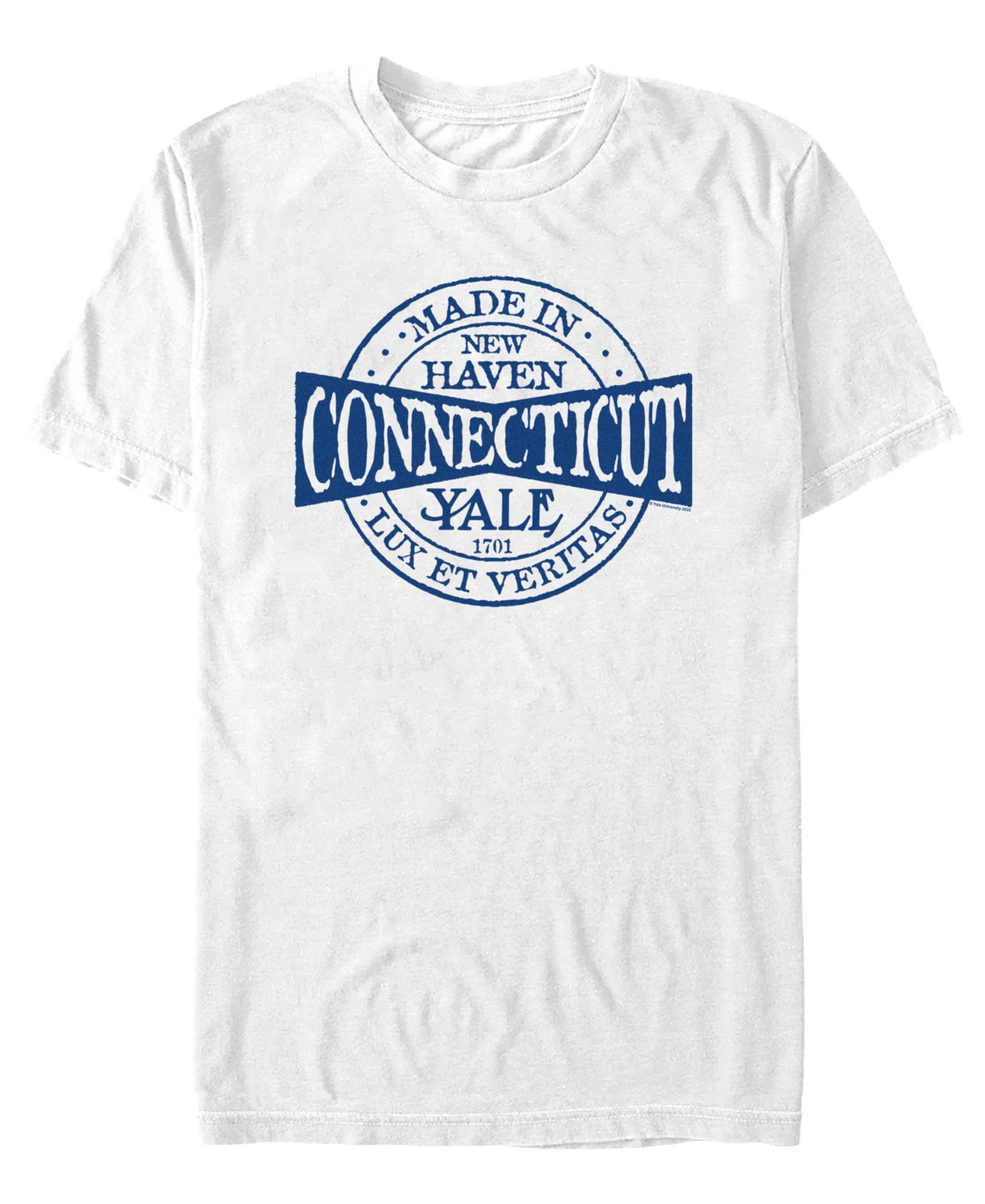 Men's Yale University Made in New Haven Connecticut Established 1701 Graphic T-Shirt