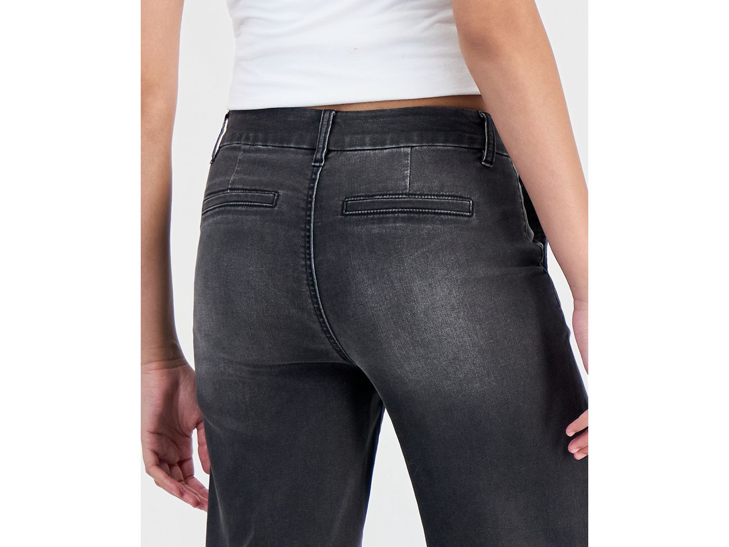 Женские джинсы Celebrity Pink Juniors' High-Rise Wide-Leg Denim, цвет: September Night — фото 9