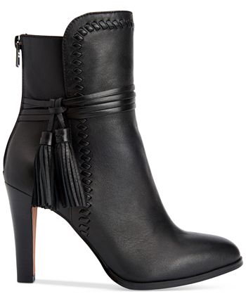 Coach hot sale tassel boots