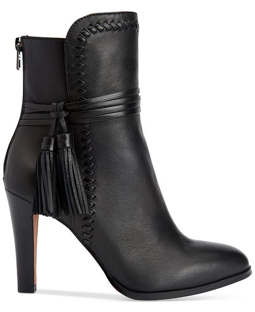 coach leather boots macys