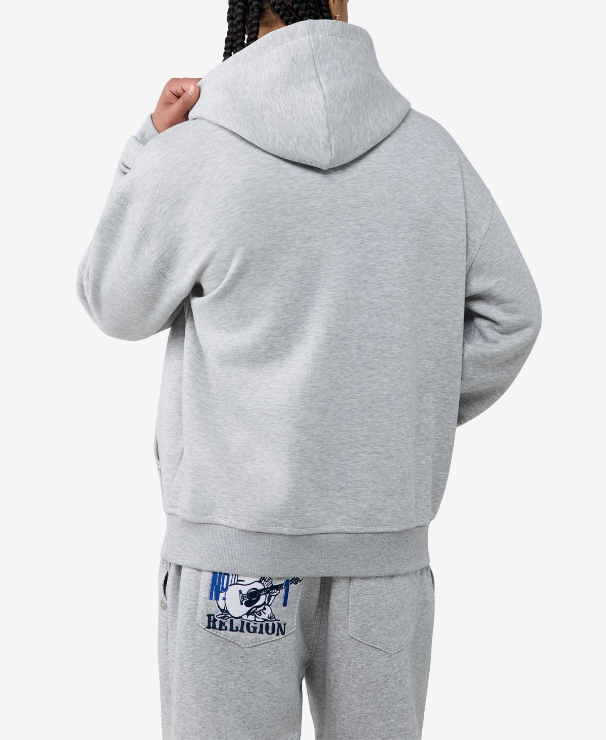 True Religion Men's Buddha Logo Graphic Hoodie