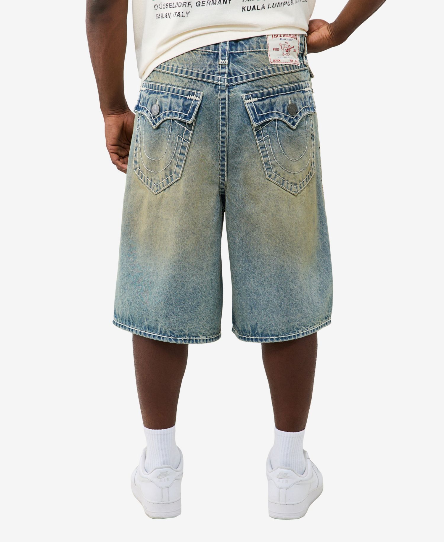 Men's Mikey Super T Flap Baggy Shorts, 12" Inseam